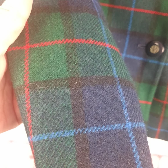 Vintage Sophisticate & Company Plaid Wool Blazer Jacket - Picture 9 of 14